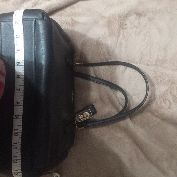 Coach Purse (Black Leather) - Picture 6 of 9